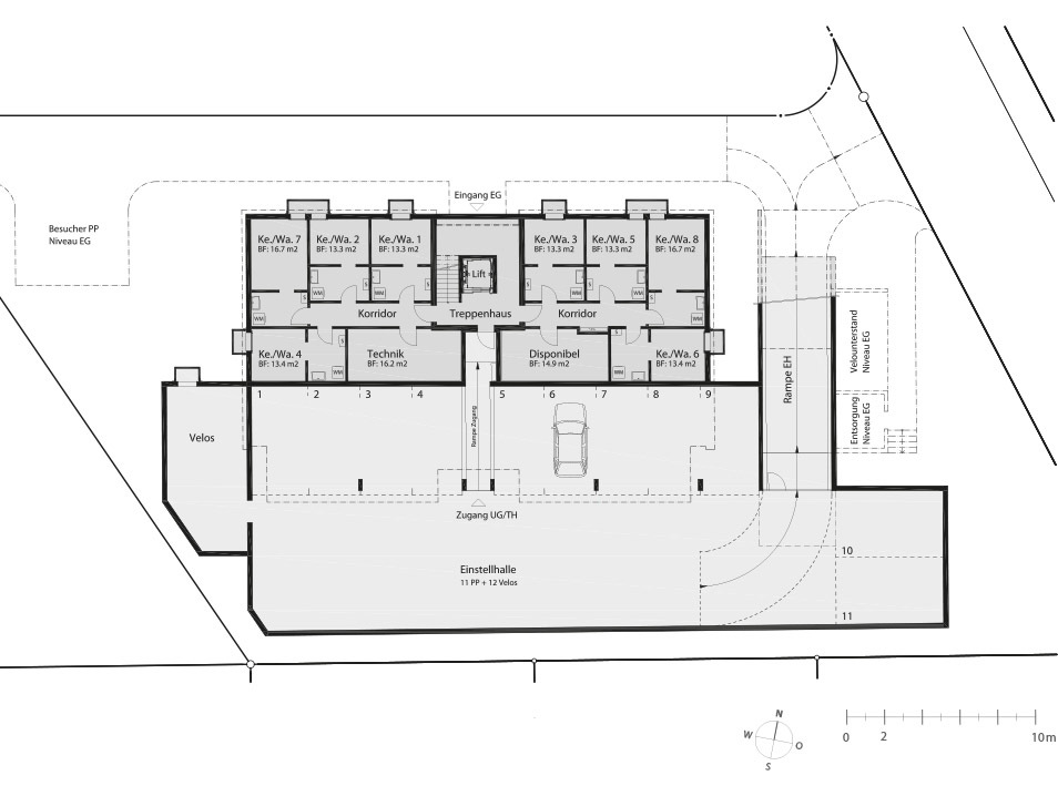 grundriss_untergeschoss_mehrfamilienhaus_uttigenstrasse55_uetendorf_franz_gerber_architekten.jpg Keller, Disponibel und Einstellhalle, Parkplätze, Mehrfamilienhaus Uttigenstrasse 55, Uetendorf